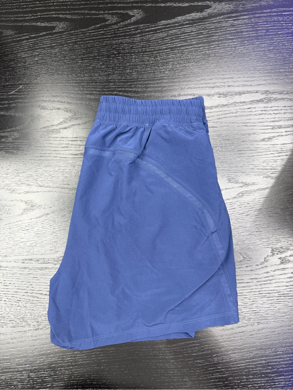 Men's Athletic Blue Performance Shorts 5Inch inseam